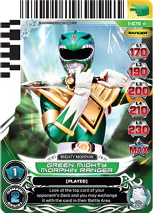 Green Mighty Morphin Ranger 078